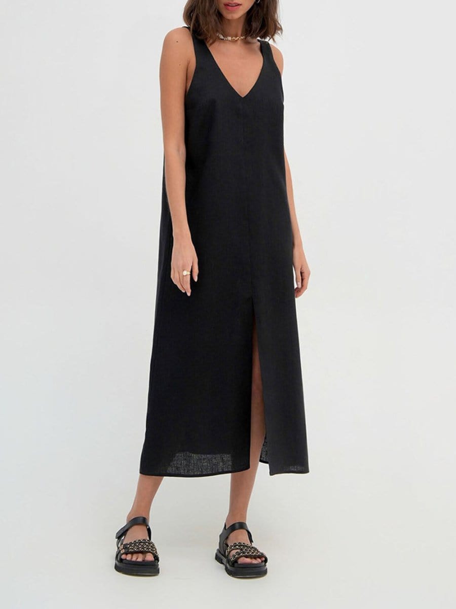 Layla Sleeveless Casual Midi Dress